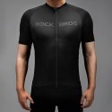 Koszulka rowerowa rozpinana z krótkim rękawem XL - czarna Koszulka rowerowa rozpinana z krótkim rękawem XL - czarna