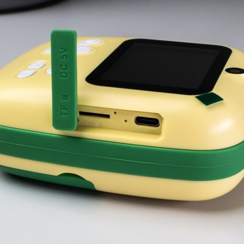 Mini drukarka termiczna z aparatem fotograficznym i kamerą HURC10Z - zielona Mini drukarka termiczna z aparatem fotograficznym i kamerą HURC10Z - zielona