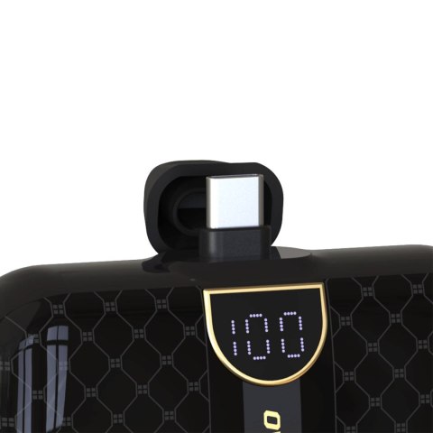 Mini powerbank 5000mAh do telefonu 2x USB-C - czarny Mini powerbank 5000mAh do telefonu 2x USB-C - czarny