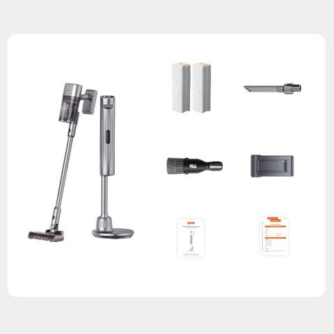 Odkurzacz bezprzewodowy wielofukncyjny 50kPa HEPA V100 - szary Odkurzacz bezprzewodowy wielofukncyjny 50kPa HEPA V100 - szary