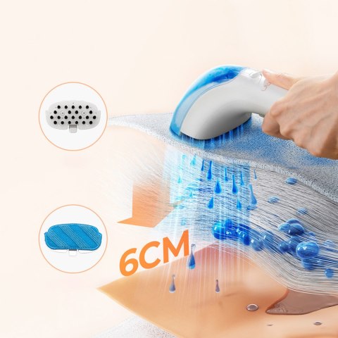 Odkurzacz piorący parownica Deep Cleaning 1900W z funkcją czyszczenia parowego B200 - biały Odkurzacz piorący parownica Deep Cleaning 1900W z funkcją czyszczenia parowego B200 - biały