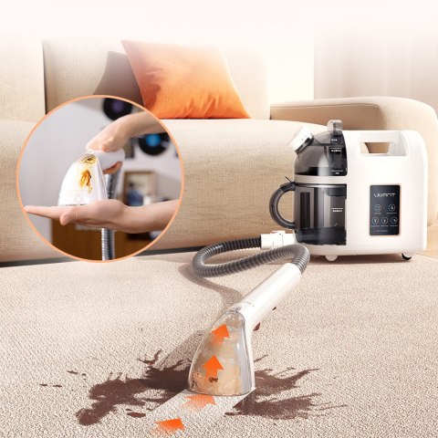 Odkurzacz piorący parownica Deep Cleaning 1900W z funkcją czyszczenia parowego B200 - biały Odkurzacz piorący parownica Deep Cleaning 1900W z funkcją czyszczenia parowego B200 - biały