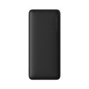Powerbank Airpow 20W 10000mAh z kablem USB-A - USB-C 30cm - czarny