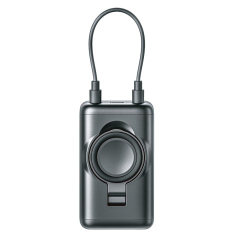 Powerbank do smartwatchy 5000mAh USB-C Lightning - czarny Powerbank do smartwatchy 5000mAh USB-C Lightning - czarny