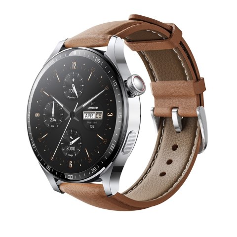 Smartwatch Classic Series JR-FC2 Pro z funkcją odbierania połączeń - srebrny Smartwatch Classic Series JR-FC2 Pro z funkcją odbierania połączeń - srebrny