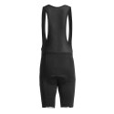 Spodenki rowerowe kolarskie krótkie na szelkach z wkładką XXL - czarne Spodenki rowerowe kolarskie krótkie na szelkach z wkładką XXL - czarne