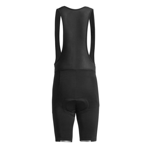 Spodenki rowerowe kolarskie krótkie na szelkach z wkładką L - czarne Spodenki rowerowe kolarskie krótkie na szelkach z wkładką L - czarne