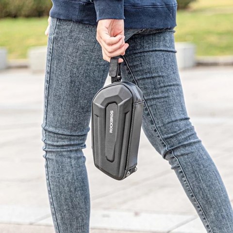 Torba rowerowa mocowana pod siodełko na zaczep szybkozłączke 1.8l - czarna Torba rowerowa mocowana pod siodełko na zaczep szybkozłączke 1.8l - czarna