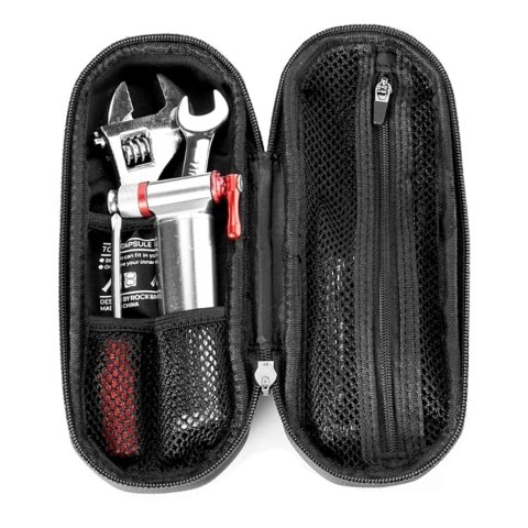 Torba rowerowa na narzędzia mocowana w uchwycie na bidon 0.65l - czarna Torba rowerowa na narzędzia mocowana w uchwycie na bidon 0.65l - czarna