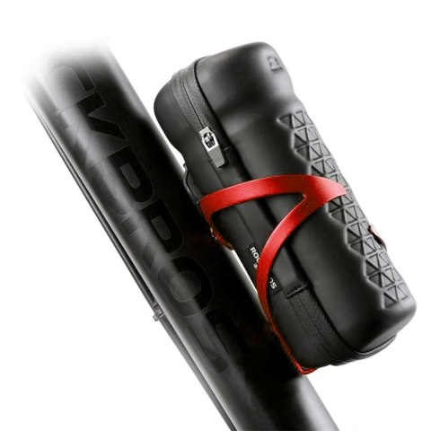 Uchwyt aluminiowy rowerowy na bidon butelkę - czerwony Uchwyt aluminiowy rowerowy na bidon butelkę - czerwony