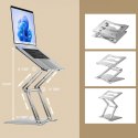 ZESTAW Podstawka pod laptopa aluminiowa + podstawka do smartfona - srebrna ZESTAW Podstawka pod laptopa aluminiowa + podstawka do smartfona - srebrna