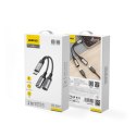2w1 Adapter przejściówka rozdzielacz USB-C na zasilanie i słuchawki - szary 2w1 Adapter przejściówka rozdzielacz USB-C na zasilanie i słuchawki - szary