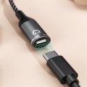 2w1 Adapter przejściówka rozdzielacz USB-C na zasilanie i słuchawki - szary 2w1 Adapter przejściówka rozdzielacz USB-C na zasilanie i słuchawki - szary