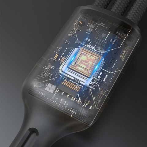 3w1 Kabel przewód USB-C - USB-C / iPhone Lightning / ładowarka do Apple Watch PD 100W 1.2m - czarny 3w1 Kabel przewód USB-C - USB-C / iPhone Lightning / ładowarka do Apple Watch PD 100W 1.2m - czarny