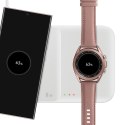 3w1 Ładowarka sieciowa Samsung Trio indukcyjna do telefonu / Galaxy Watch / Buds - biała 3w1 Ładowarka sieciowa Samsung Trio indukcyjna do telefonu / Galaxy Watch / Buds - biała
