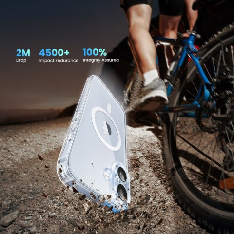 Etui case Classy Clear Magnetic na iPhone 16 Plus - przezroczyste