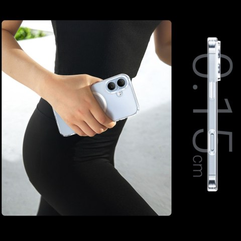 Etui case Classy Clear Magnetic na iPhone 16 Plus - przezroczyste