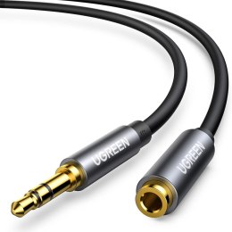 Kabel przedłużacz audio mini jack 3.5mm 5m - srebrny