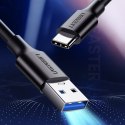 Kabel przewód USB-A 3.0 - USB-C 3A 2m - czarny