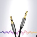 Kabel przewód audio AV119 mini jack 3.5mm 5m - czarny Kabel przewód audio AV119 mini jack 3.5mm 5m - czarny