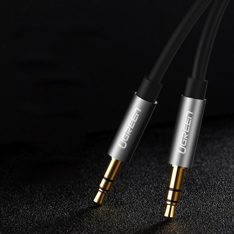Kabel przewód audio AV119 mini jack 3.5mm 5m - czarny Kabel przewód audio AV119 mini jack 3.5mm 5m - czarny
