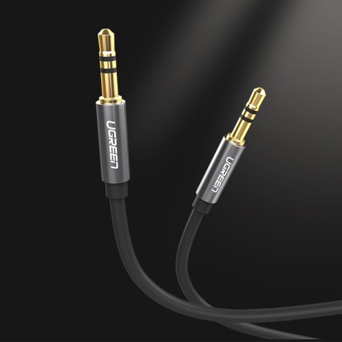 Kabel przewód audio AV119 mini jack 3.5mm 5m - czarny Kabel przewód audio AV119 mini jack 3.5mm 5m - czarny