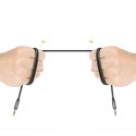 Kabel przewód audio AV119 mini jack 3.5mm 5m - czarny Kabel przewód audio AV119 mini jack 3.5mm 5m - czarny