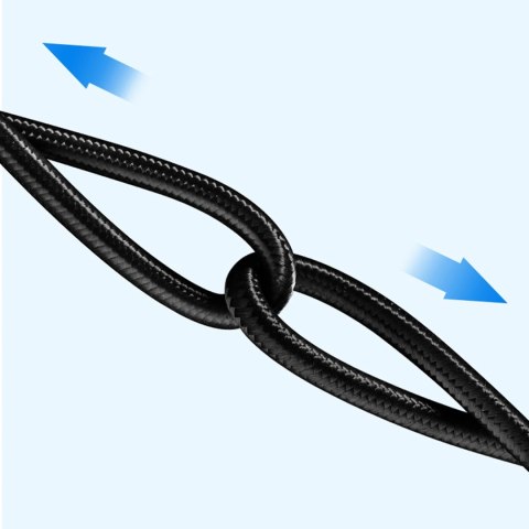 Kabel przewód audio TRS mini jack 3.5mm - jack 6.35mm 3m - szary Kabel przewód audio TRS mini jack 3.5mm - jack 6.35mm 3m - szary