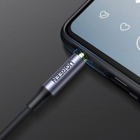 Kabel przewód audio mini jack 3.5mm - mini jack 3.5mm 1m - szary Kabel przewód audio mini jack 3.5mm - mini jack 3.5mm 1m - szary