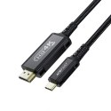 Kabel przewód audio-video USB-C - HDMI 4K 60Hz HDR 1.8m - czarny Kabel przewód audio-video USB-C - HDMI 4K 60Hz HDR 1.8m - czarny
