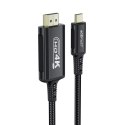 Kabel przewód audio-video USB-C - HDMI 4K 60Hz HDR 1.8m - czarny Kabel przewód audio-video USB-C - HDMI 4K 60Hz HDR 1.8m - czarny