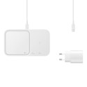 Ładowarka Samsung Wireless Charger Duo indukcyjna 15W + ładowarka sieciowa i kabel - biała Ładowarka Samsung Wireless Charger Duo indukcyjna 15W + ładowarka sieciowa i kabel - biała