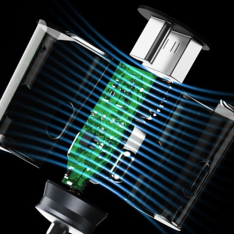 Ładowarka samochodowa R4T 30W USB-A USB-C - szara Ładowarka samochodowa R4T 30W USB-A USB-C - szara