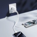 Ładowarka sieciowa 2x USB-C 20W PD QC 3.0 - biała
