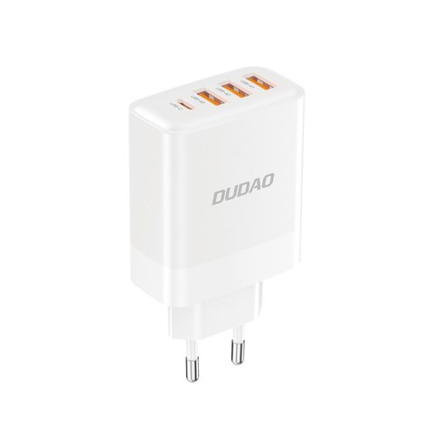 Ładowarka sieciowa 3x USB-A 1x USB-C PD 20W - biała Ładowarka sieciowa 3x USB-A 1x USB-C PD 20W - biała
