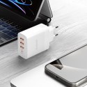 Ładowarka sieciowa 3x USB-A 1x USB-C PD 20W - biała Ładowarka sieciowa 3x USB-A 1x USB-C PD 20W - biała
