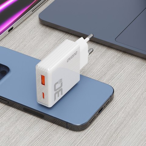 Ładowarka sieciowa GaN A30EUL 30W USB-A USB-C - biała Ładowarka sieciowa GaN A30EUL 30W USB-A USB-C - biała