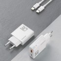 Ładowarka sieciowa GaN A30EUL 30W USB-A USB-C + kabel USB-C - Lightning - biała Ładowarka sieciowa GaN A30EUL 30W USB-A USB-C + kabel USB-C - Lightning - biała