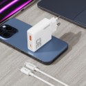 Ładowarka sieciowa GaN A30EUL 30W USB-A USB-C + kabel USB-C - Lightning - biała Ładowarka sieciowa GaN A30EUL 30W USB-A USB-C + kabel USB-C - Lightning - biała