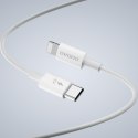 Ładowarka sieciowa GaN A30EUL 30W USB-A USB-C + kabel USB-C - Lightning - biała Ładowarka sieciowa GaN A30EUL 30W USB-A USB-C + kabel USB-C - Lightning - biała