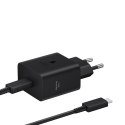 Ładowarka sieciowa Samsung 45W 4.05A 1x USB-C + kabel - czarna