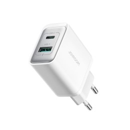 Ładowarka sieciowa USB-C - USB-A 30W PD - biała