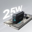Ładowarka sieciowa USB-C i USB-A 25W SFC PPS PD - czarna