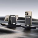Portfel na karty Magnetic Wallet MagSafe z podstawką - czarny