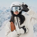 Rękawiczki narciarskie Panda dla dzieci i dorosłych rozmiar S - czarne/białe