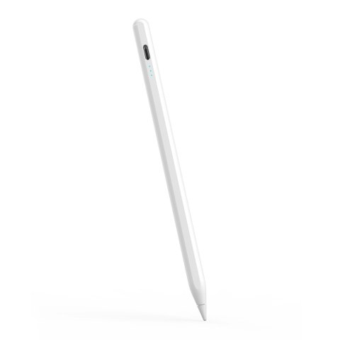 Rysik stylus aktywny do Apple iPad Pro Air Mini 130mAh USB-C - biały Rysik stylus aktywny do Apple iPad Pro Air Mini 130mAh USB-C - biały