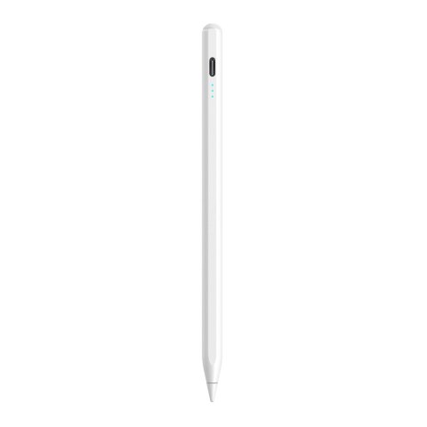 Rysik stylus aktywny do Apple iPad Pro Air Mini 130mAh USB-C - biały Rysik stylus aktywny do Apple iPad Pro Air Mini 130mAh USB-C - biały
