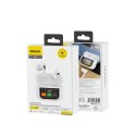 Słuchawki U19 douszne TWS bezprzewodowe Bluetooth 5.3 z wyświetlaczem LED - białe Słuchawki U19 douszne TWS bezprzewodowe Bluetooth 5.3 z wyświetlaczem LED - białe