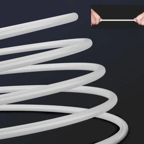 Słuchawki douszne przewodowe z mikrofonem i pilotem USB-C 1.2 m - białe Słuchawki douszne przewodowe z mikrofonem i pilotem USB-C 1.2 m - białe