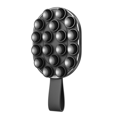 Uchwyt magnetyczny na telefon 4.7-7'' z przyssawkami na szybę lustro - czarny Uchwyt magnetyczny na telefon 4.7-7'' z przyssawkami na szybę lustro - czarny